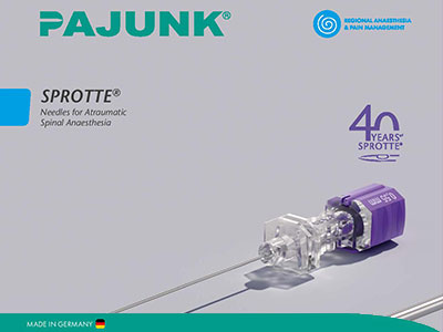 Sprotte Spinal Needles by Medana Medical supplies Ireland